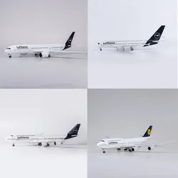 1/160 Scale Boeing Airplane A350/A380/B747-8 Lufthansa Airline Model Diecast Resin Plane Aircraft Collection Gifts Display Toys