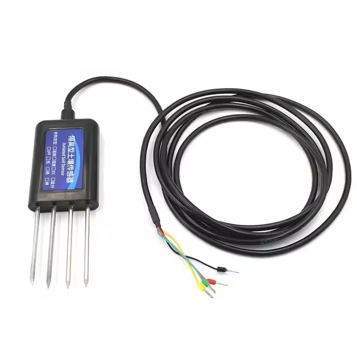 Professional 8 in 1 Soil Tester Temperature Moisture Ec ph Npk Portable Usb Type-c Automatic Soil Integrated  Salinity Sensor
