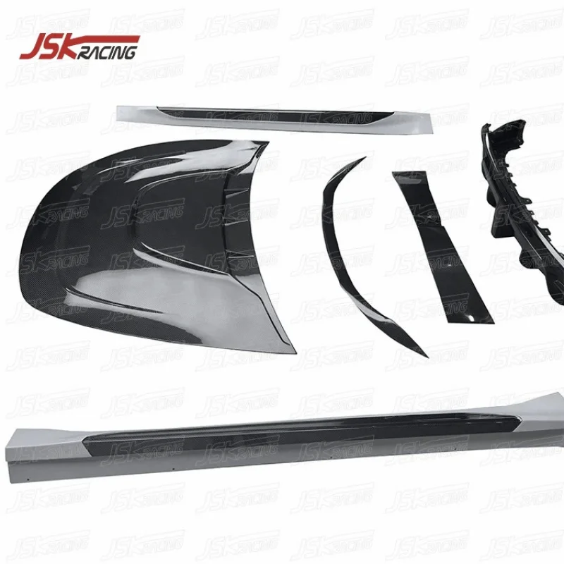 Factory hot salesJSK STYLE HALF CARBON FIBER BODY KITS for 2021-2023 MODEL Y