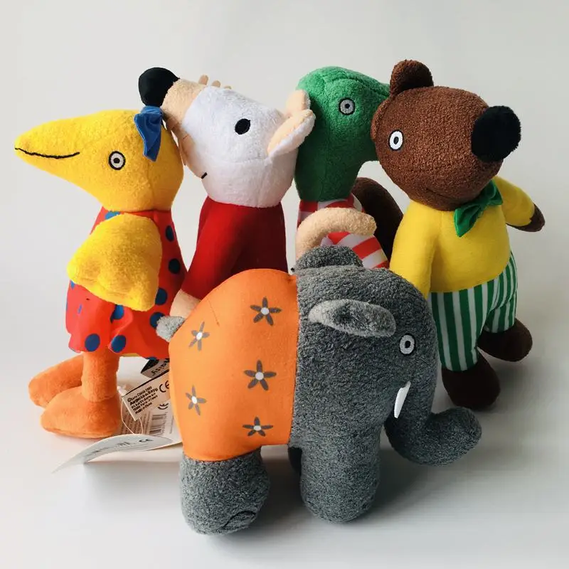 25cm Maisy Mouse Plushie Toy Stuffed Animal Plush Figure Elepant