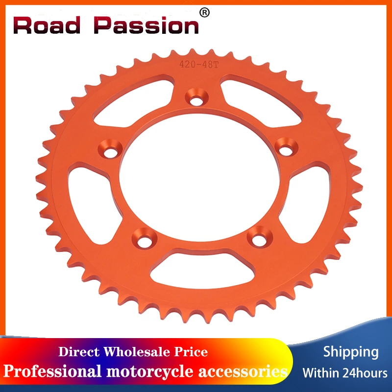 

Road Passion Motorcycle Sprocket 420-48T Large Rear Chain Sprockets For GAS GAS MC 65 MC65