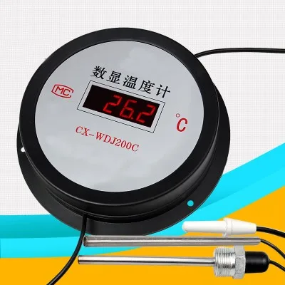 

Physical temperature counting display thermometer with probe line greenhouse display electronic measuring water thermometer