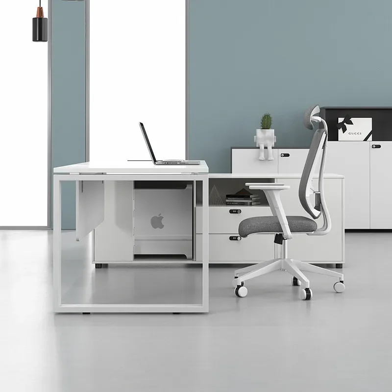 Office desk and chair combination white large desk president desk