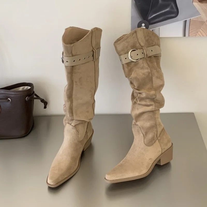 aneikeh-stivali-western-da-donna-in-finta-pelle-scamosciata-con-punta-quadrata-e-tacco-basso-stivali-alti-al-ginocchio-per-l'autunno-e-l'inverno