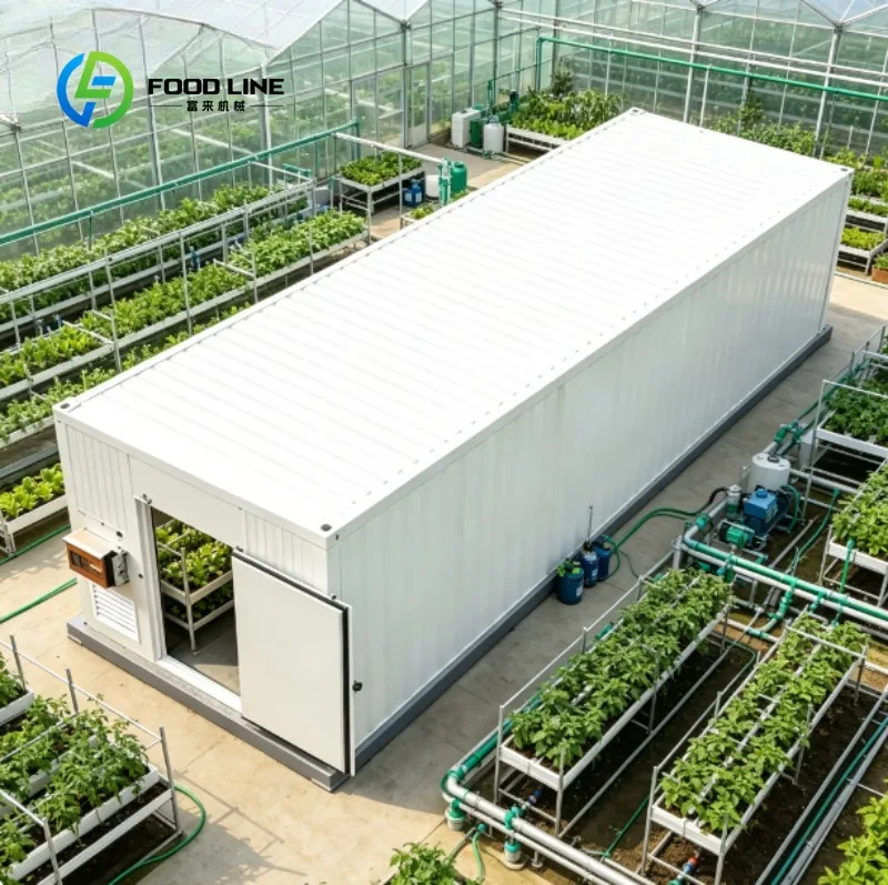 

Vertical Planting Container Indoor Smart Farming System Modular Grow Container for Vegetables and Herbs