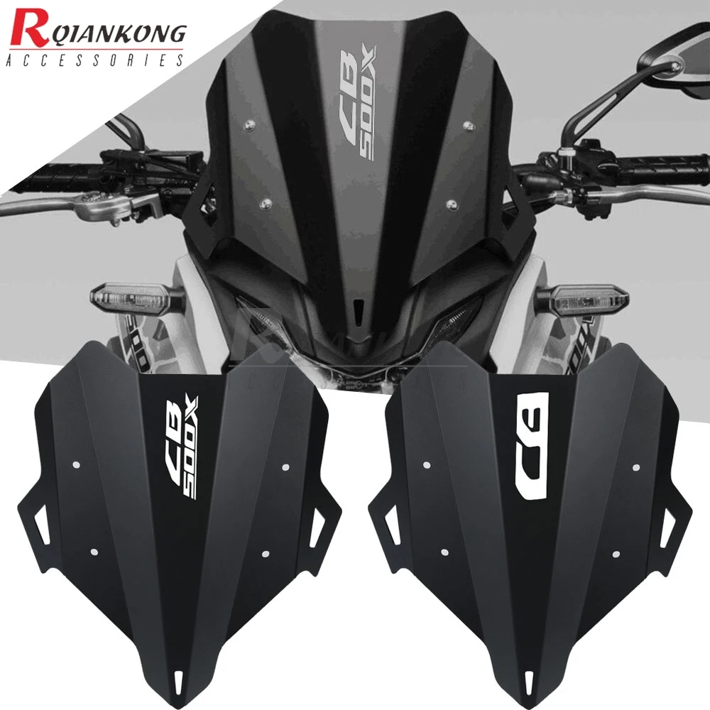 

Motorcycle Windscreen For Honda CB500X CB500 CB 500 X 500X 2019 2020 2021 2022 2023 2024 2025 Windshield Wind Shield Protector
