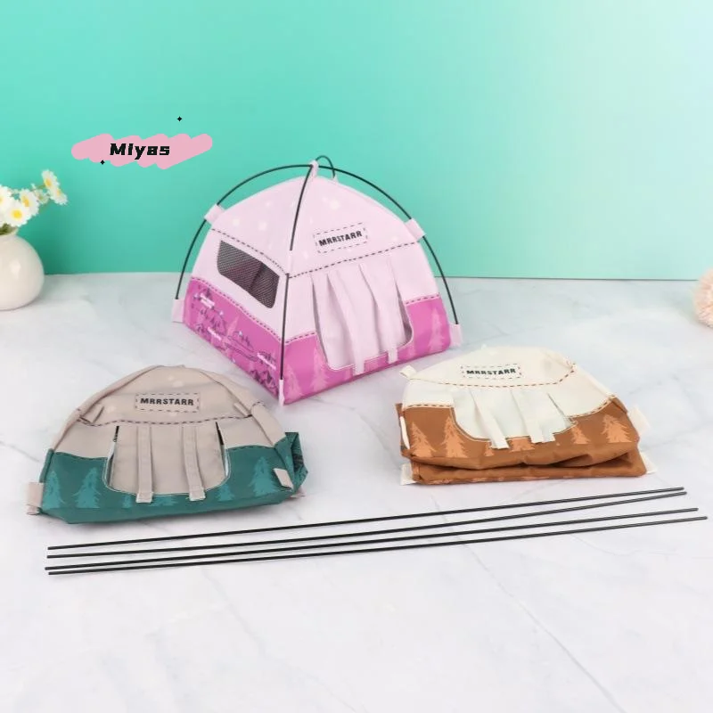 Miniatuur gesimuleerd buitententornament 1/12 schaal poppenhuis campingtentmodel 1 set doe-het-zelf accessoires foto rekwisieten