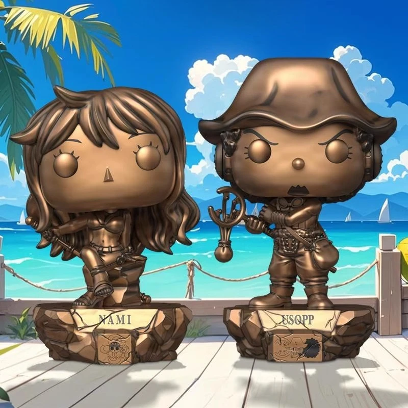 

Подлинное издание FUNKO POP One Piece Nami & Usopp Памятное издание Аниме Украшение Орнамент Модель Игрушки Коллекционная модель