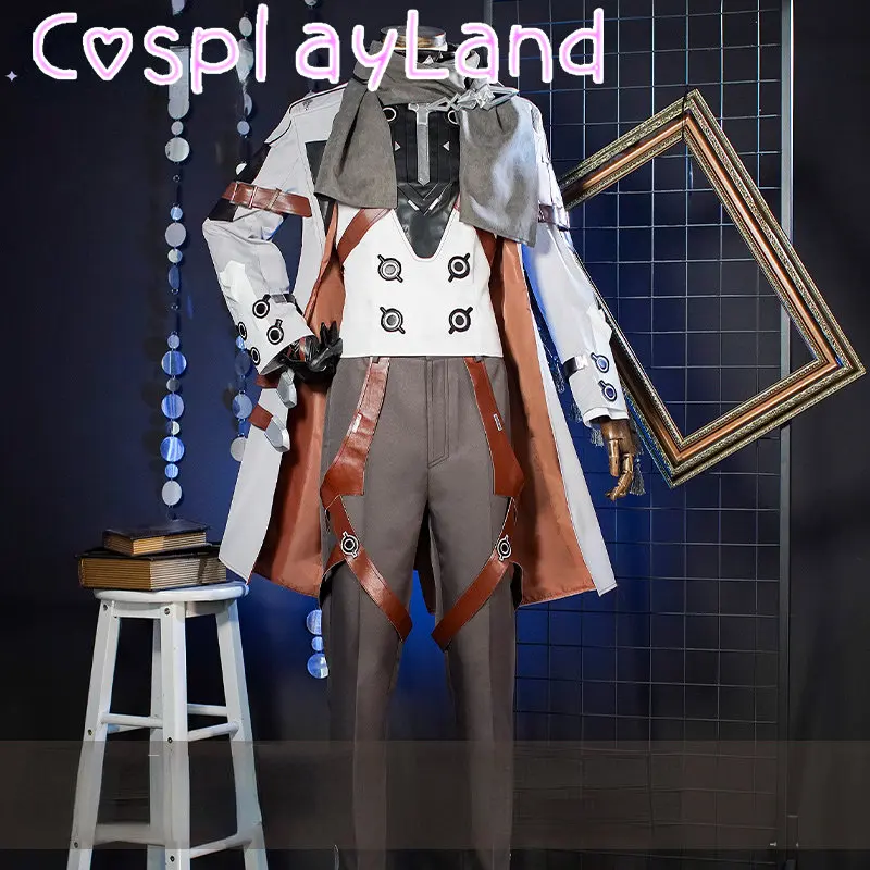 Fantasia de Cosplay para homens, jogo Honkai: Star Rail, fato uniforme, suporte de festa de Halloween, conjunto completo