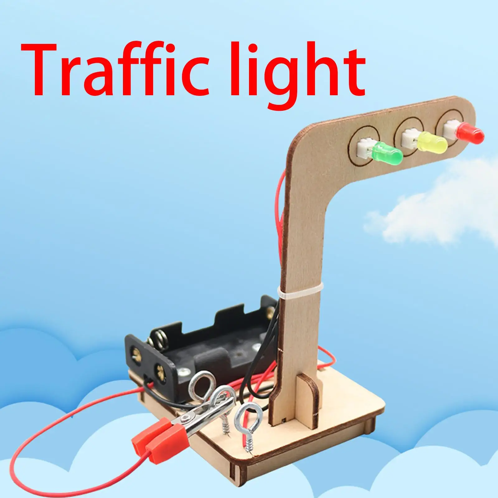 Traffic Light Road Sign Crossing Walk Lamp Educate for Circuit Principle