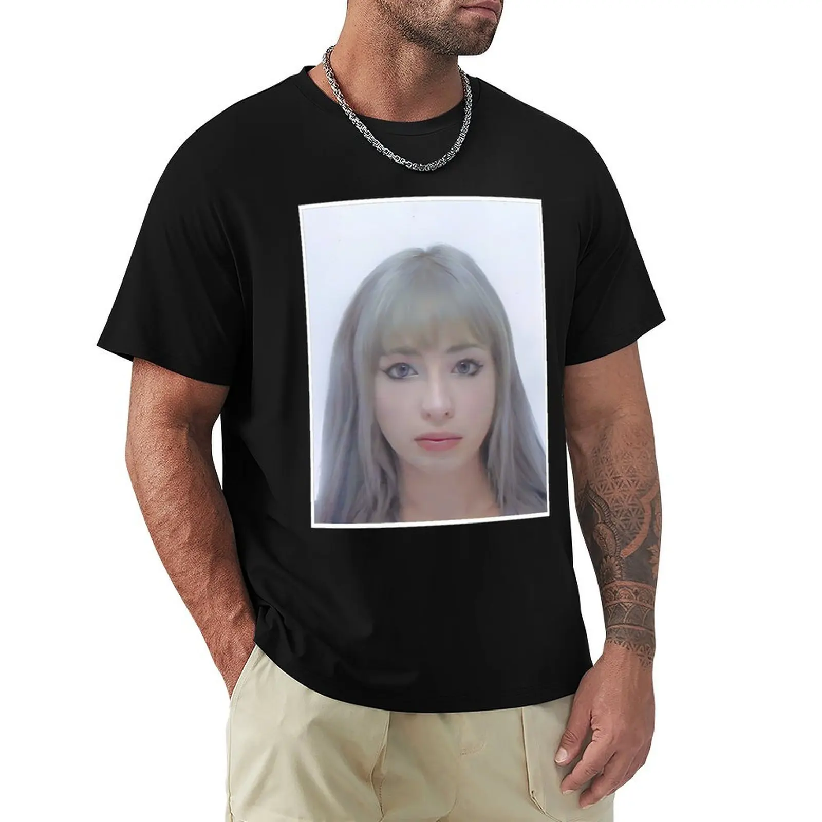

Kero Kero Bonito Time n Place Album Cover shot T-Shirt Simple Solid Color Crew Neck Tee