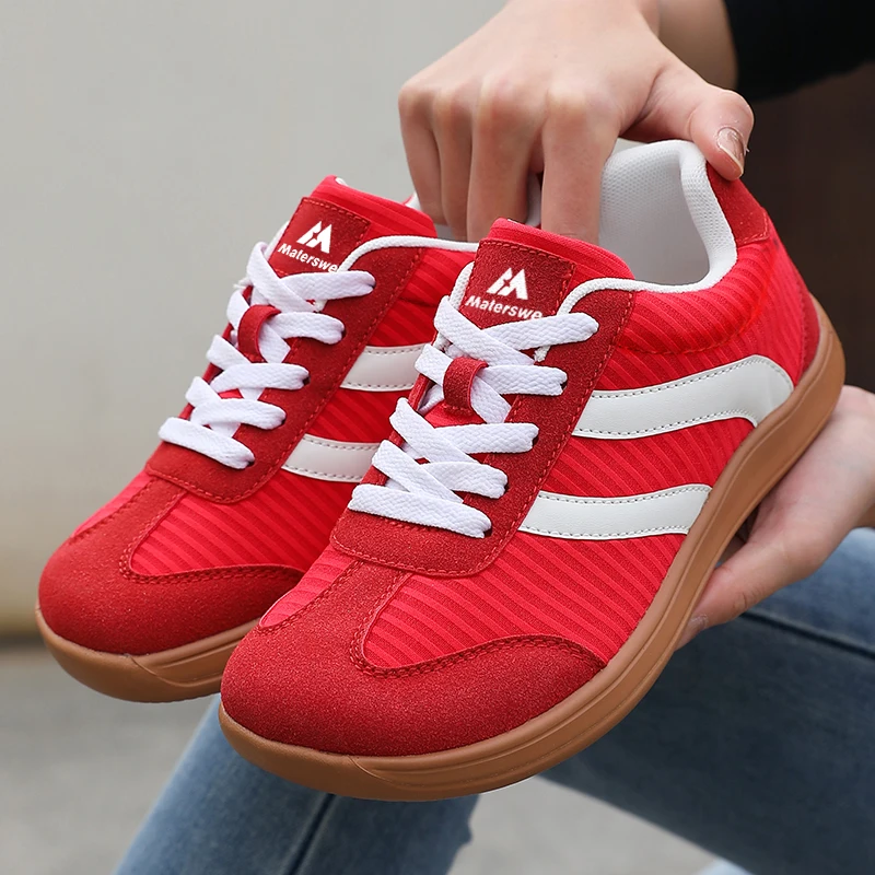 Große Größen Herren Hochwertige Casual Sneakers Unisex Breite Zehenpartie Barfußschuhe Leichte Dünne Sohle Pendel-, Geh- und Laufschuhe – Detail 3