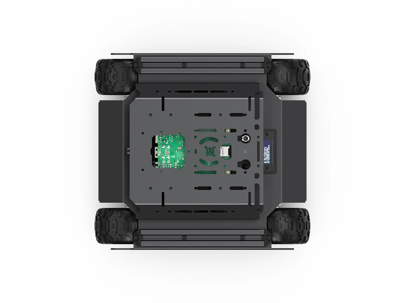 UGV Rover PI4B AI Kit,Open-Source 6 Wheels 4WD AI Robot,Computer Vision, Comes With Interactive Tutorials, Suitable For RPi 4B