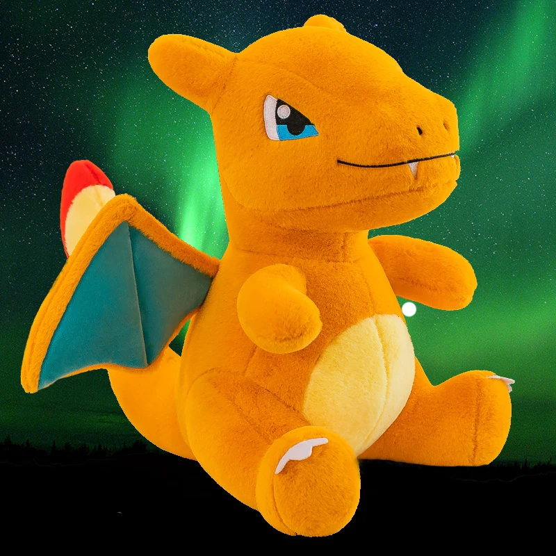 35-65cm Charizard Huge Pokemon Plush Toys Kawaii&Cartoon Stuffed Animal Anime Soft Doll Sleeping Pillow Gifts for Kid Room Decor