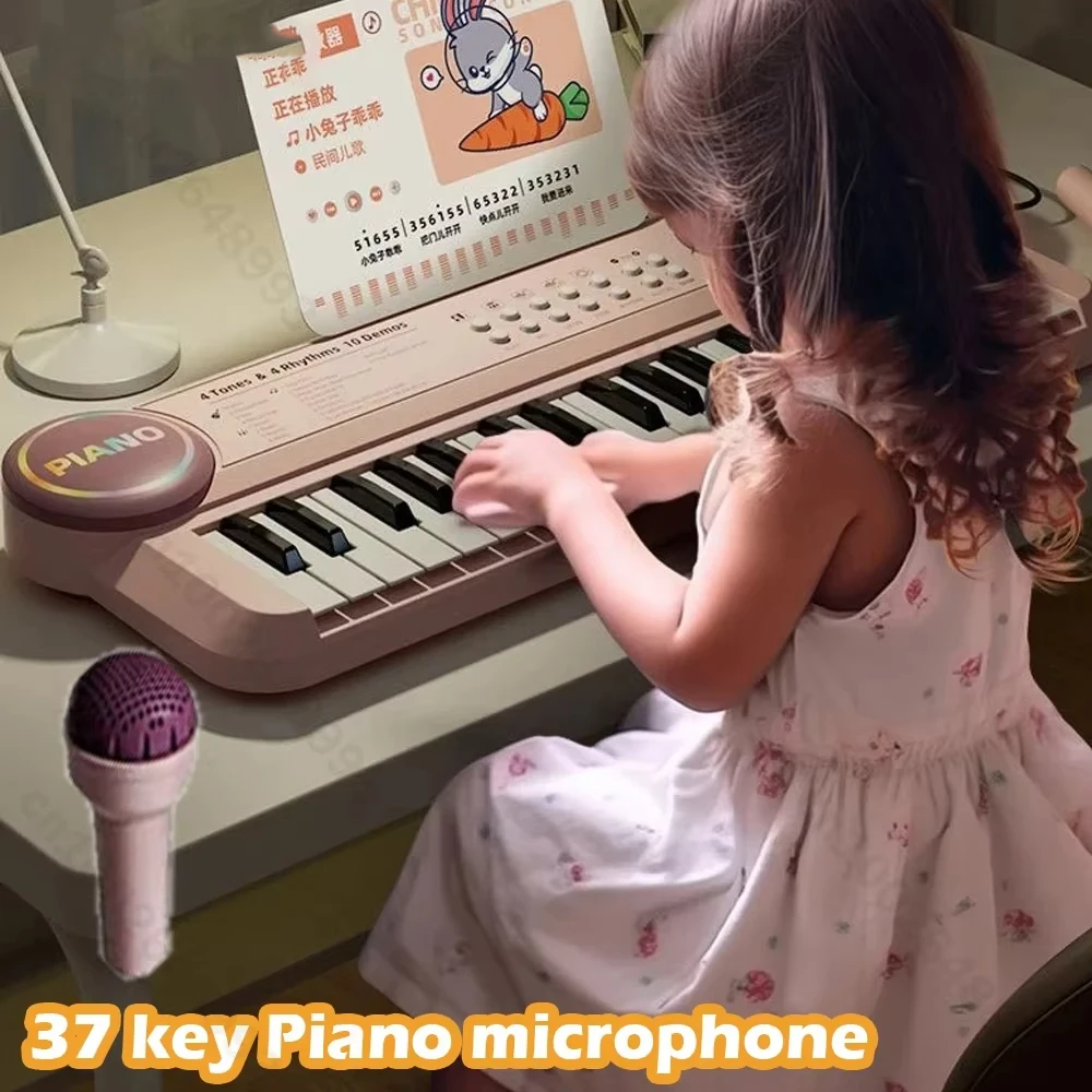 37-key-children-piano-keyboard-electronic-microphone-portable-educational-toy-musical-instrument-organ-kids-early-birthday-gift