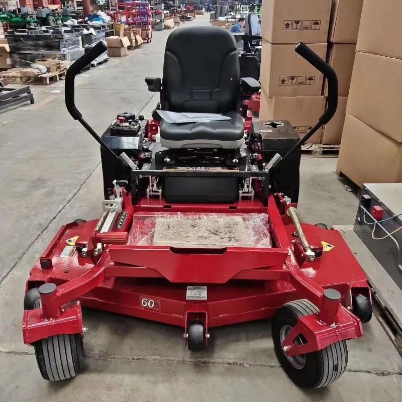 42 Cutting Width Hydraulic Steering Commercial Lawn Care Equipment Sale Industrial Ride on Turn Mower