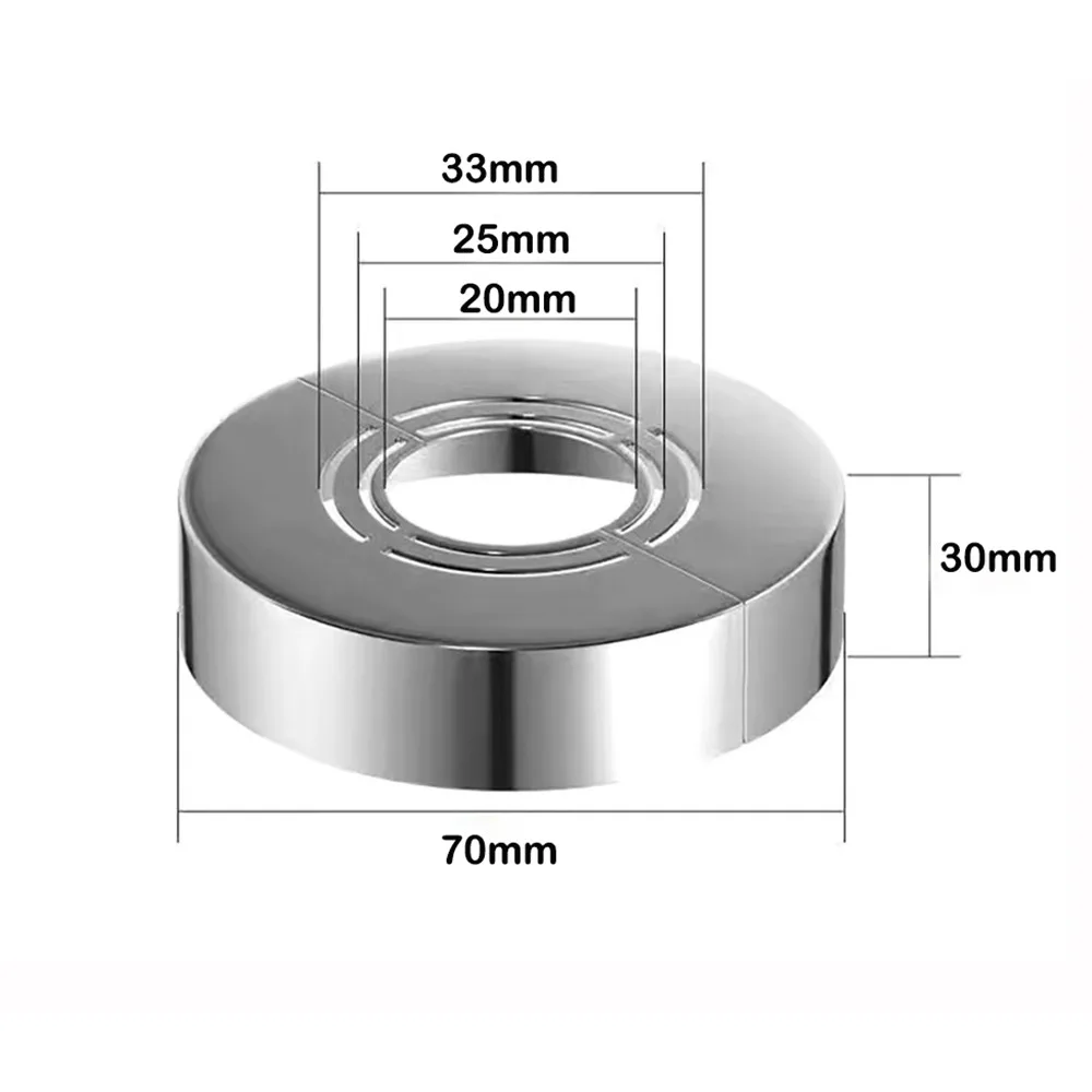 

Полезная крышка смесителя для душа из АБС-пластика, регулируемые настенные чехлы для труб, настенный фланец, фланец, крышка для кухни