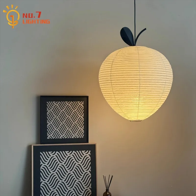 

Japanese Wabi-sabi Akari Noguchi Yong Pendant Lights LED E27 Designer Rice Paper Hanging Lamp Home Decor Living/Dining Room Cafe