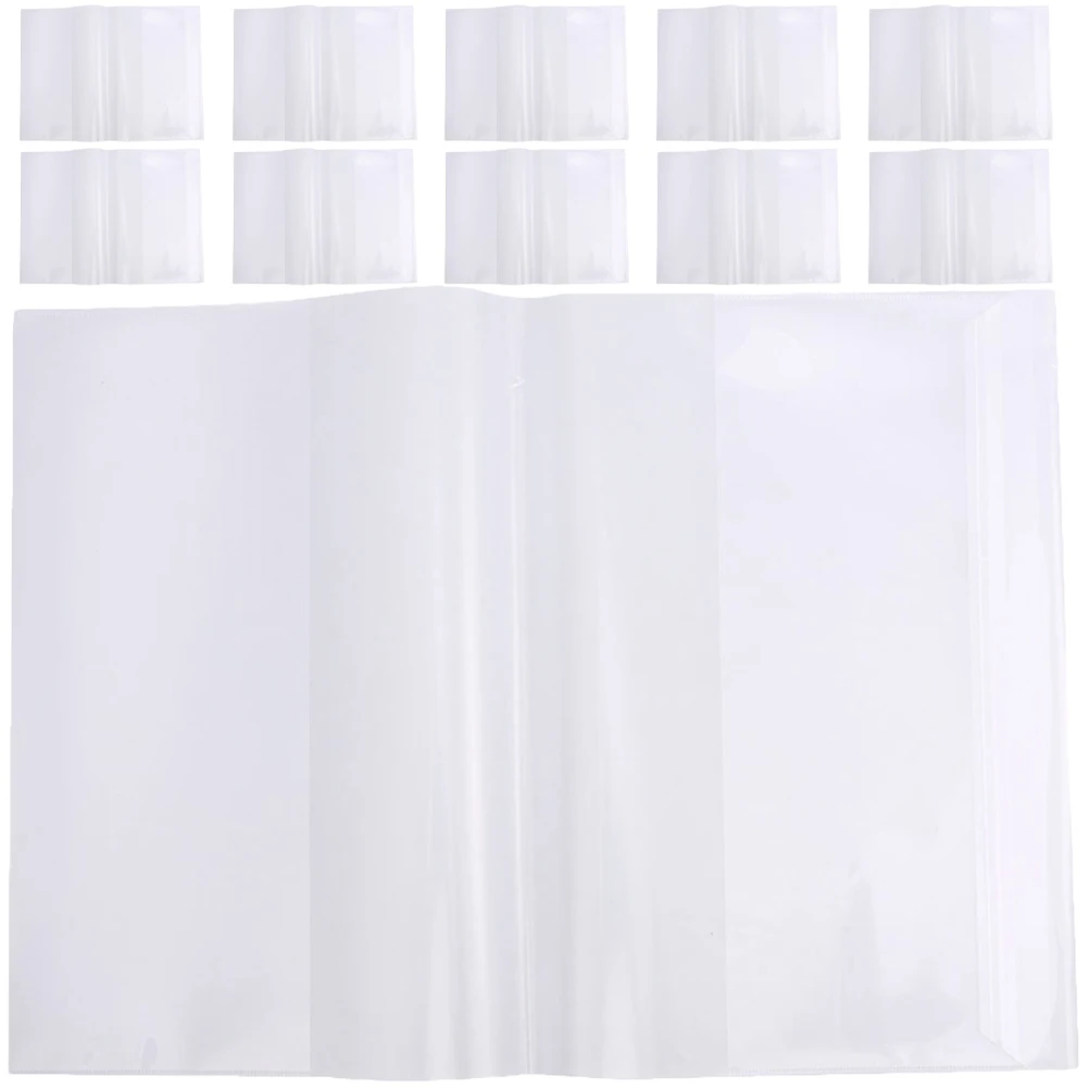 

20 Pcs Protector Waterproof Book Film Student Cover Pp Jacket Covers Clear for Textbooks