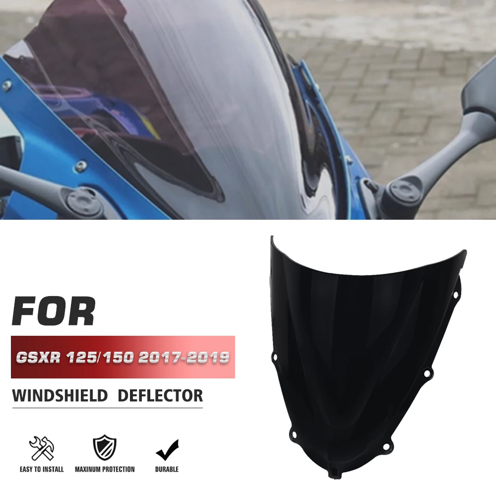 FOR SUZUKI GSXR GSX-R 125 2017 -2022 GSX-R 150 GSXR125 Motorcycle Accessories Windshield Deflectors Wind Shield Screen Protector