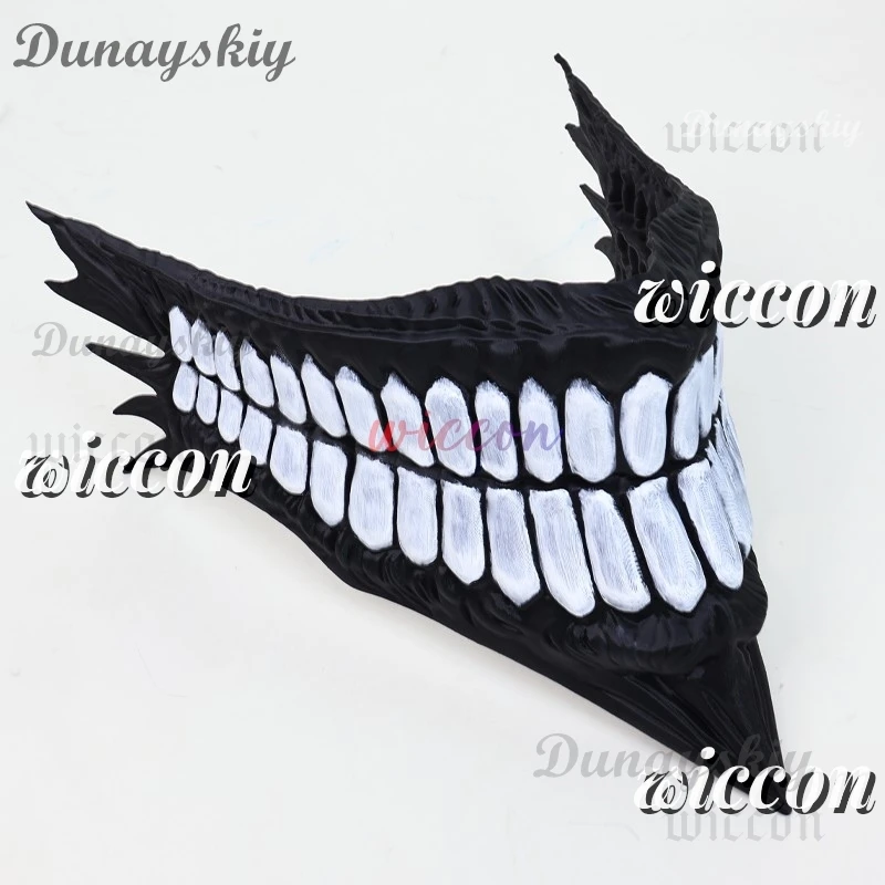 أزياء داندادان أوكارون كين تاكاكورا التأثيرية قناع شعر مستعار توربو الجدة القوى الياقة السوداء زي مجعد الشعر القصير بدلة الهالوين