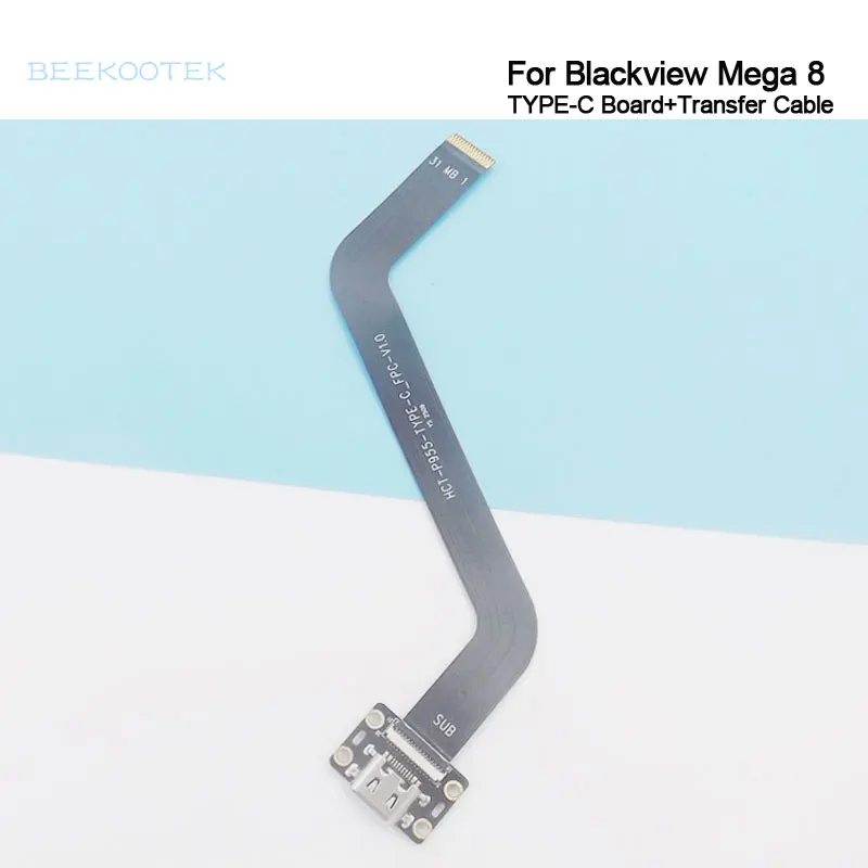 

Новая оригинальная USB-плата Blackview MEGA 8, зарядная плата порту TYPE-C с кабелем передачи для планшета Blackview Mega 8,