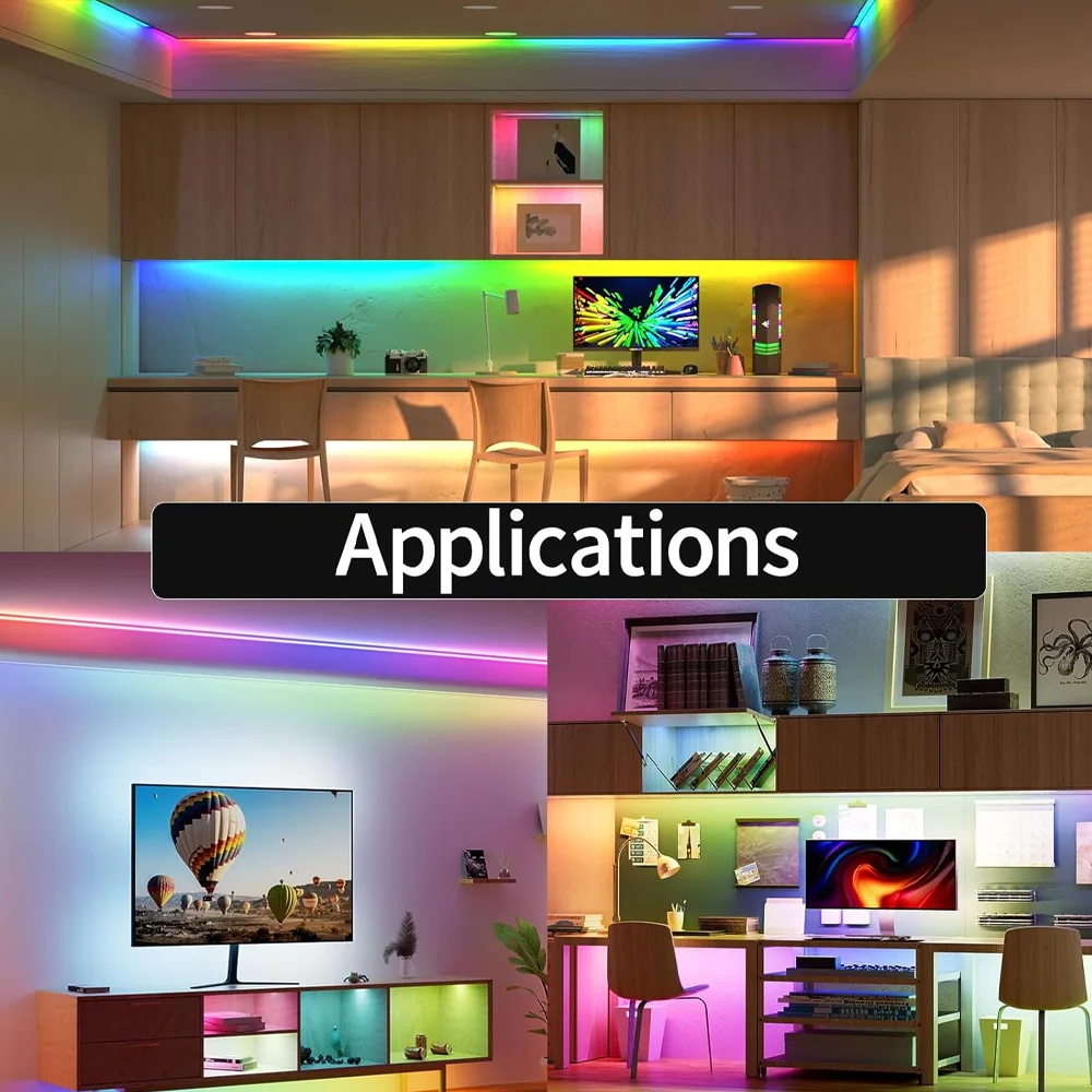 Tuya WiFi RGBIC Led Streifen 24V 5m 10m WS2811 Dynamische Musik Sync Traum Farbe Zimmer Party licht Dekor Fr Alexa Google Home Assistent