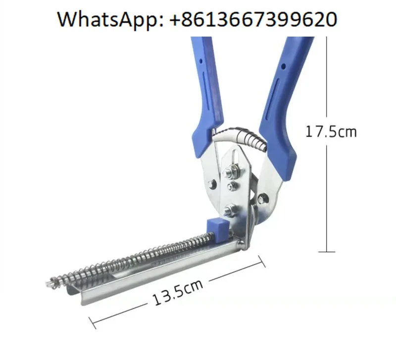 M-shaped nail buckle high quality cage pliers pig pen pliers chicken/rabbit/quail cage pliers.10PCS