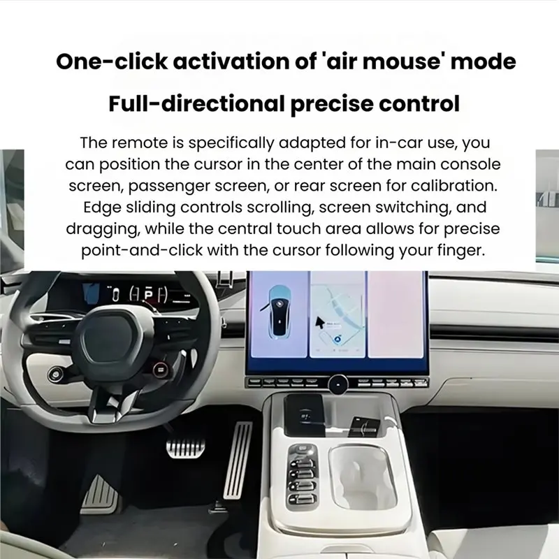 Cheerdots Wireless Bluetooth Car Remote Control Multifunction Touch Pad For Xpeng BYD Smart Car- Cheertok Plus-P1
