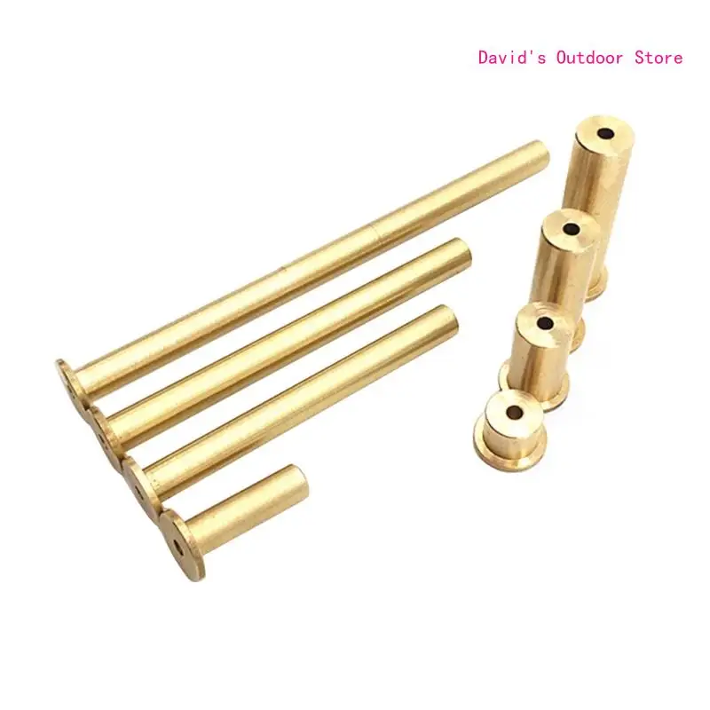 10/9Pcs Golf Clubs Brass Shaft Tip Swing Weights Nails Plug Golf Weight For .335 .355 .370 Tip Steel Shaft Club Head Set X3UA