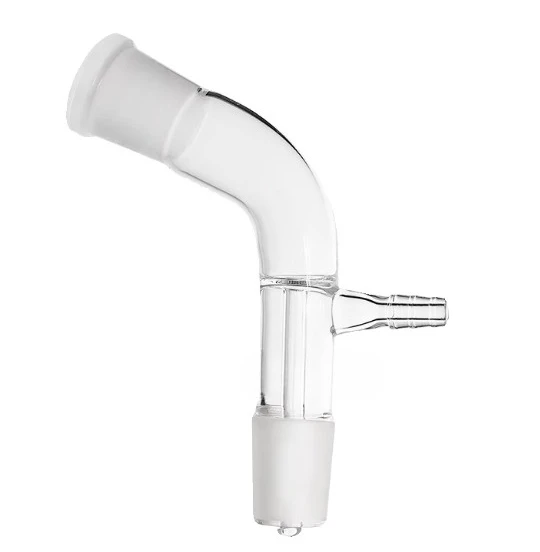 

Головка дистилляции с коротким шлейфом 24/40. | Конденсатор из боросиликатного стекла премиум-класса для эфирных масел и лабораторных дистилляций | НОВИНКА