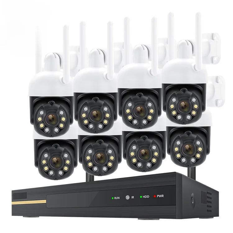 

Беспроводная система видеонаблюдения Ptz Dome Wifi 8ch Nvr Kit