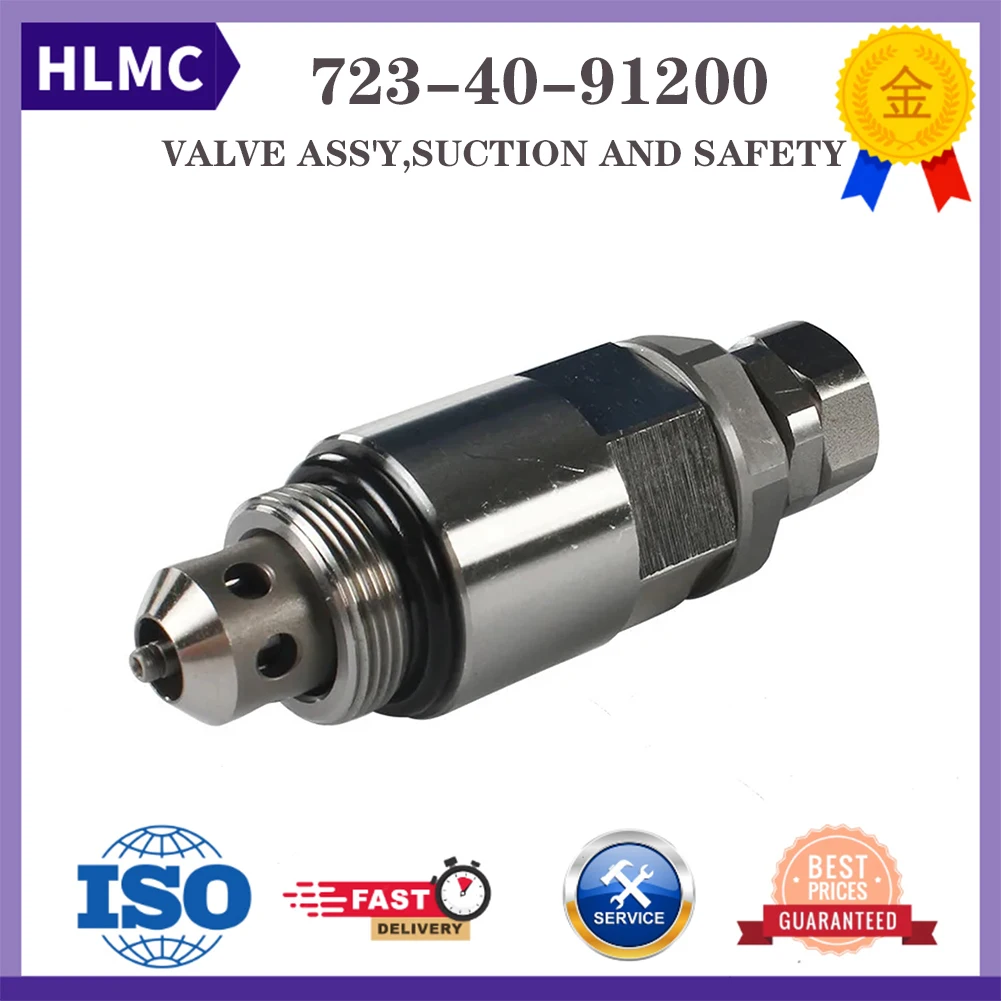 

723-40-91200 723-90-61100 723-90-61400 Suction Valve for PC200-7 PC200-8 Excavator 7234091200 7239061100 7239061400