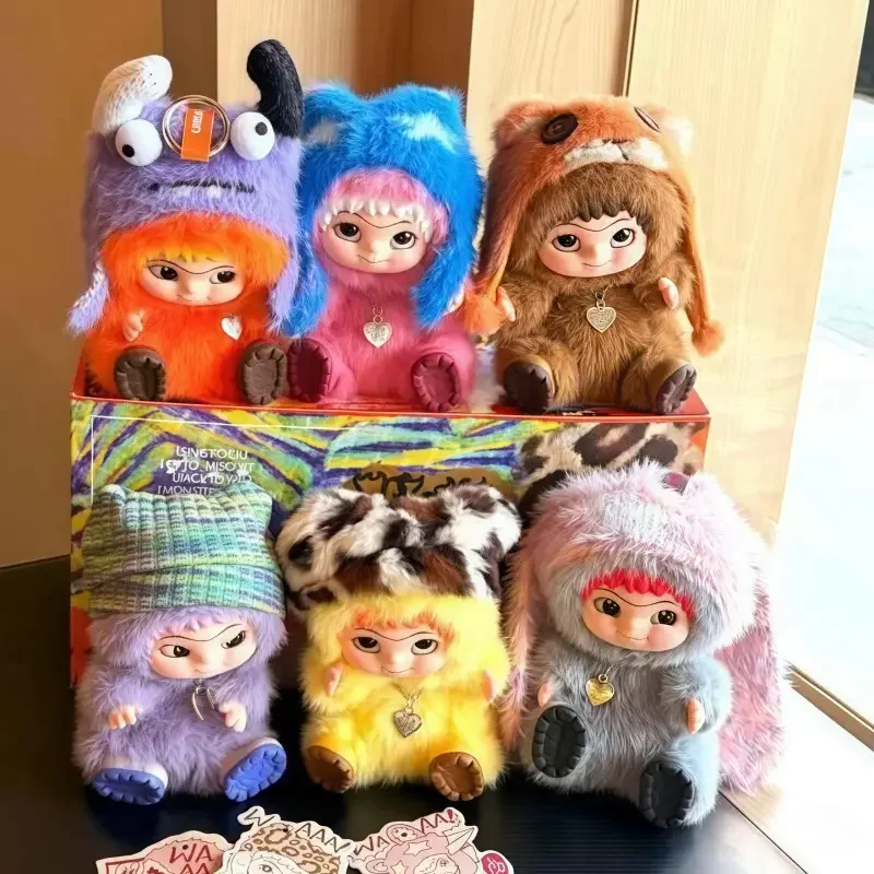 

Genuine Wakuku Fuzzvtrenpy Funparty Series Blind Box Anime Figure Plush Doll Mystery Box Trendy Bag Accessories Surprise Gift