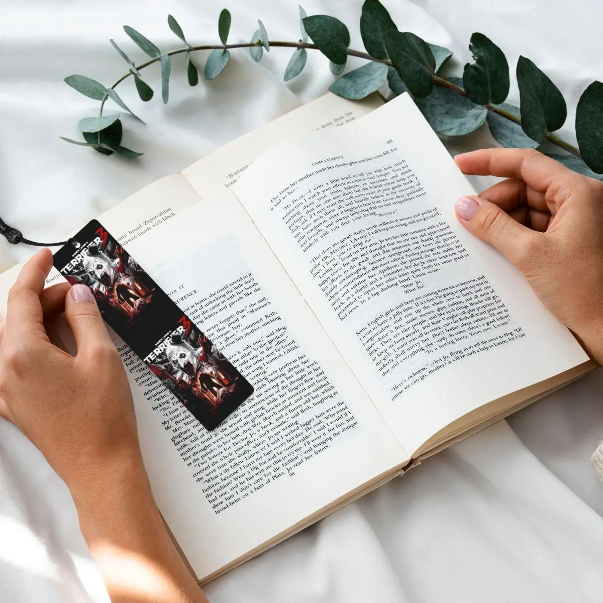 T-Terrifiers Bookmark For Books Stationery Cute Scary Horror Movie Book Accessory Perfect Book Lover Gifts Book Mark