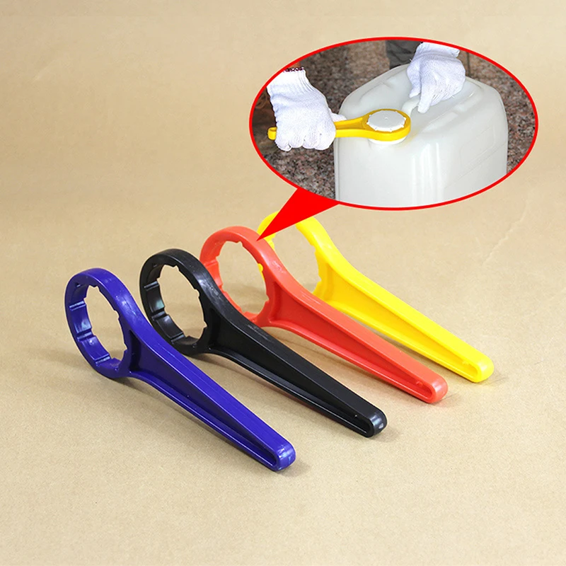 1 Pcs Plastic Bucket Lid Wrench 25 Litre 20kg10L5kg Stacking Bucket Unscrewing Chemical Bucket Lid Wrench Opener Capping Tool