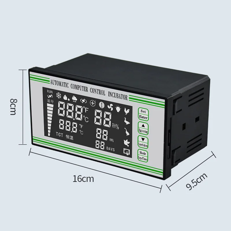Automatic Incubator Controller Accessories Thermostat Humidity Accurate Control For Chicken Duck Goose Pigeon Multi Function