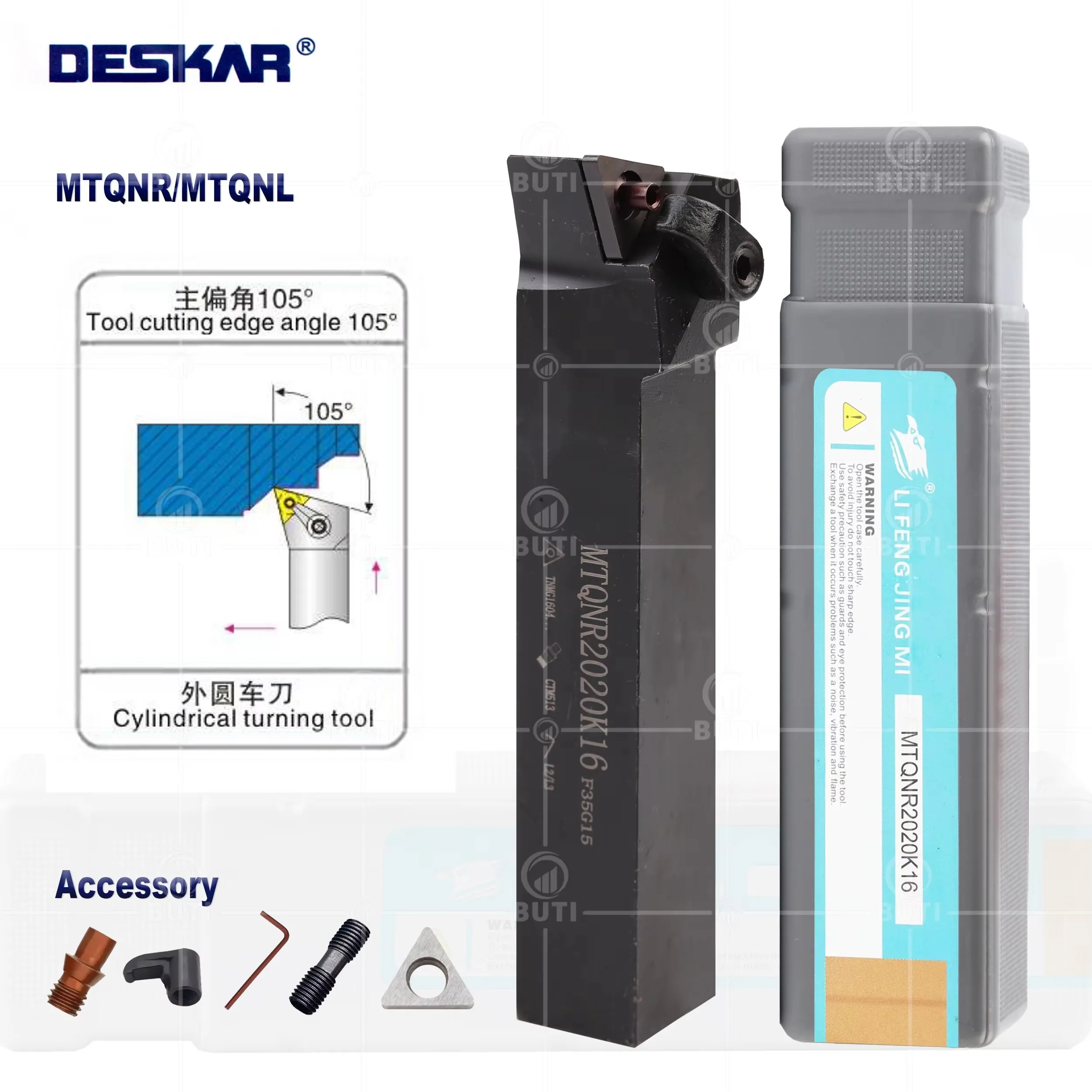 DESKAR 100% Original Holder MT - Parting Tool Lathe recension och pris