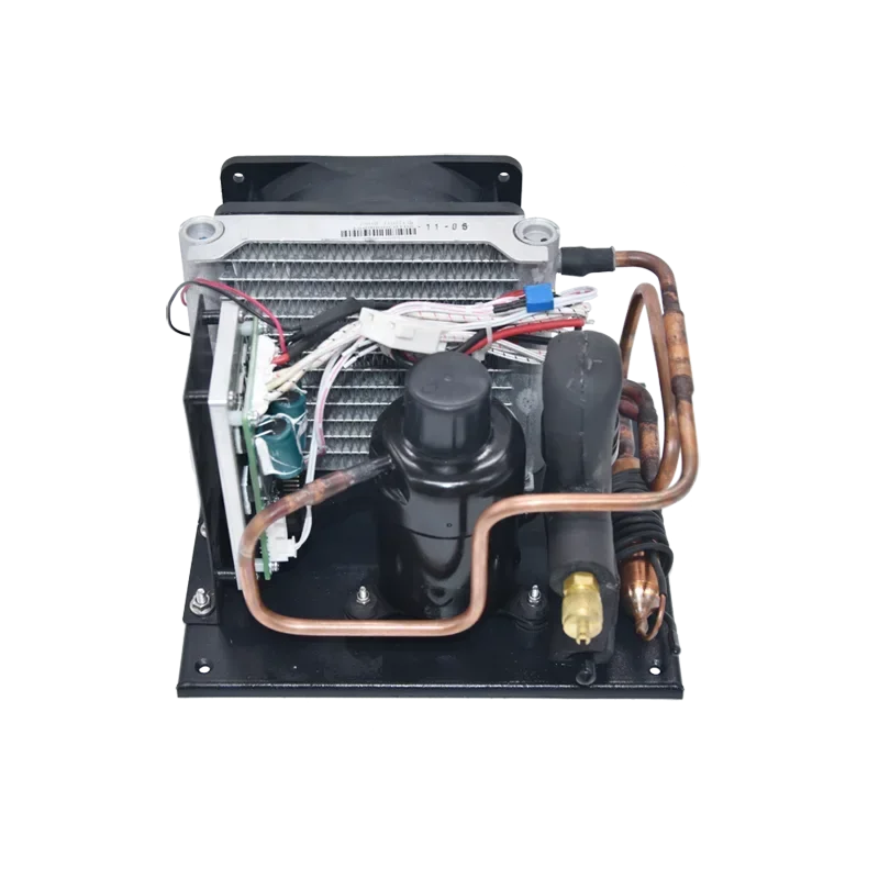 

FSTHERMO 12VDC Mini Compressor air cooled Condensing Unit With Micro Channel Condenser
