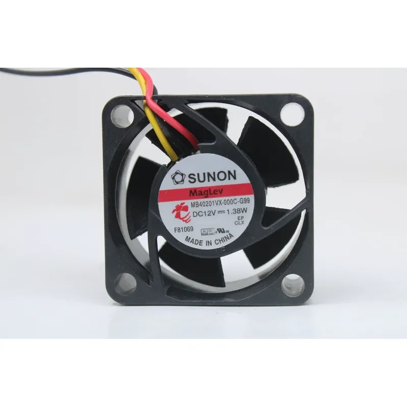 for SUNON Jianzhuan MB40201VX-000C-G99 4020 12V DC Brushless Cooling Fan 40mm x 40mm x 20mm High Airflow Quiet Operation for