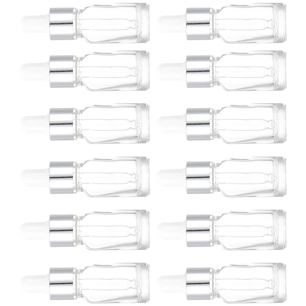 

12 Pcs Essential Oil Bottle Dropper Leakproof Bottles Container Oils Plastic Empty Reusable
