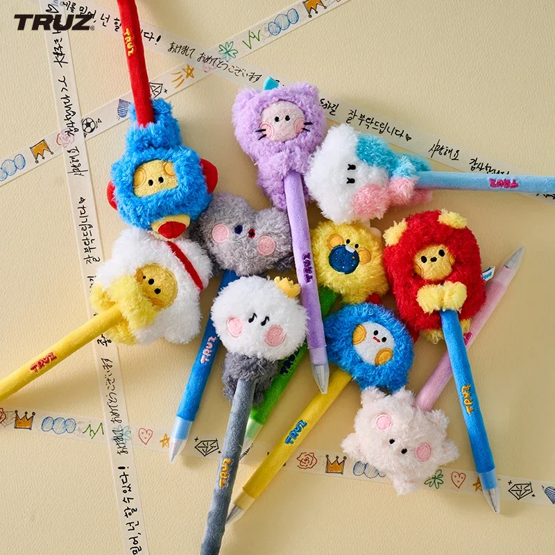 HAT ARKADAŞLAR Peluş Bebek Kalem TRUZ Mini Yeni Semester Serisi Çalışma Malzemeleri Kawaii Öğrenci Kız Idol Karikatür Figürü Kırtasiye