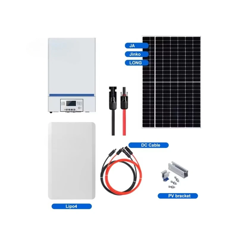 

Complete Home Solar Power Generator Station Kit Whole House Solar Power System with MPPT Controller