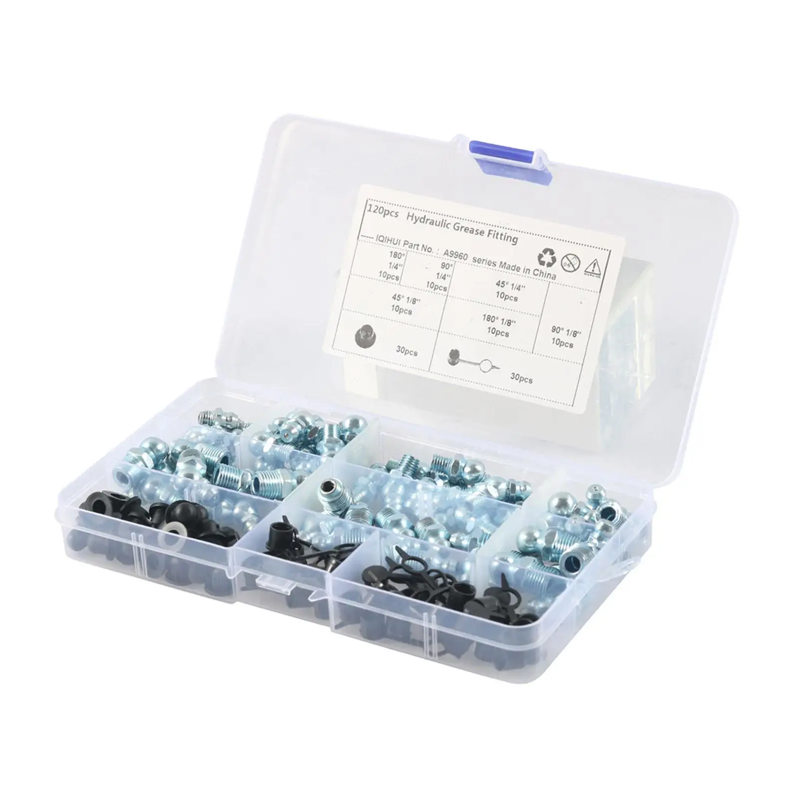 120Pcs Nozzles Easy to Install Brake Bleeder Caps for Motorbike Car