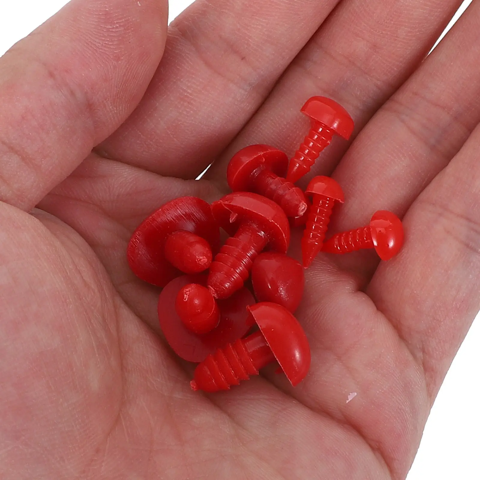 125Pcs Plastic Animal Safety Shape with Washer for Crochet Stuffed Animals Bear Bunny Cat Dog Replacement Parts