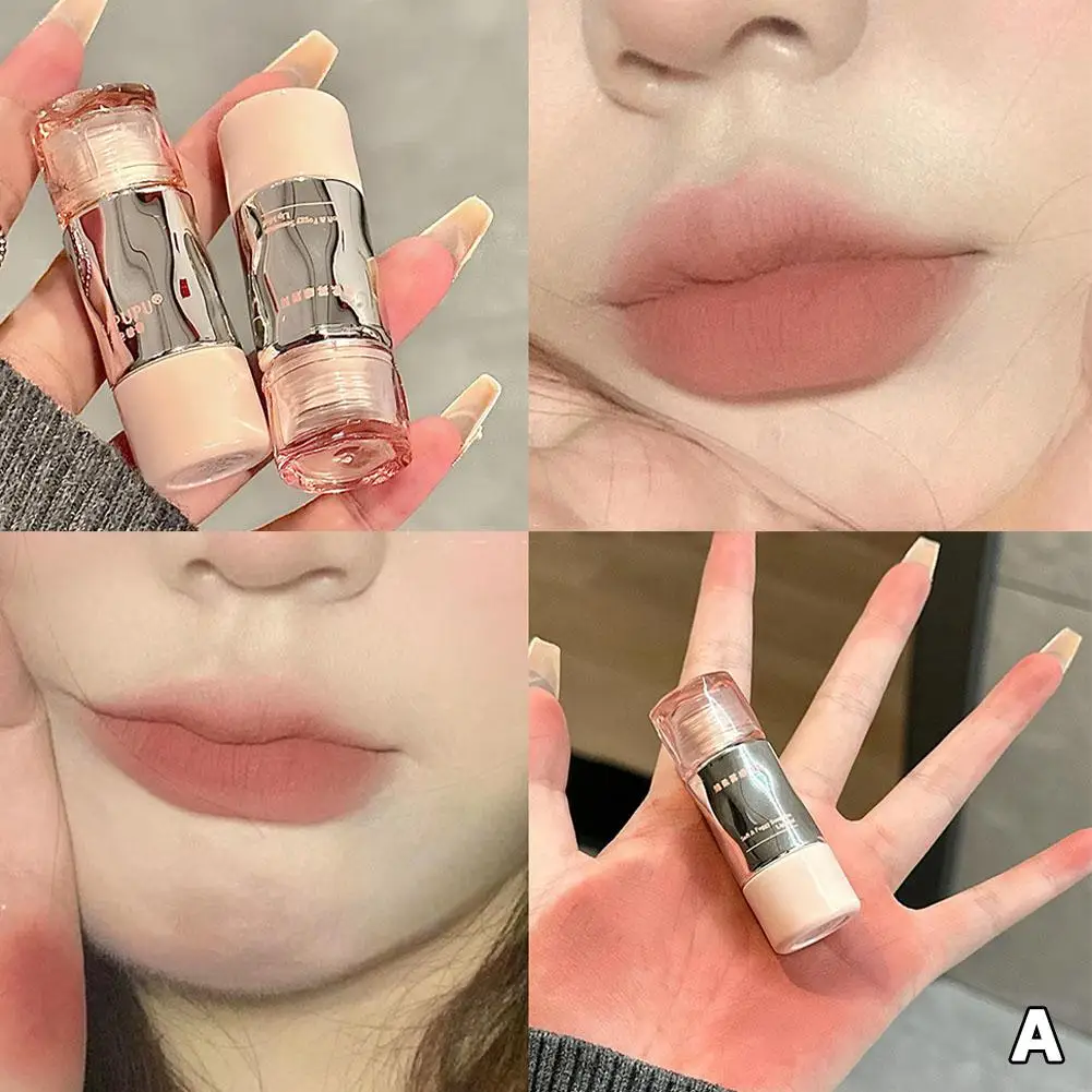 8 Colors Matte Lip Gloss Waterproof Not Easy Fade Velvet Liquid Lipstick Nude Red Brown Rose Mud Lasting Lip T0K4