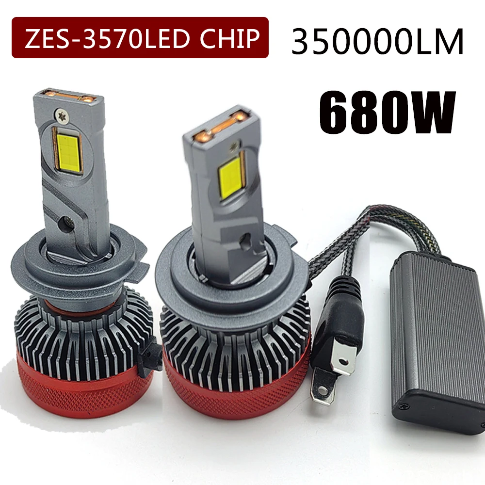 

6500K High Power CSP LED Headlight Lamp 680W Bulb Canbus 12v 24v HB3 HB4 9005 9006 H1 H4 LED H7 H11 H8 H9 Car Fog Light Headlamp