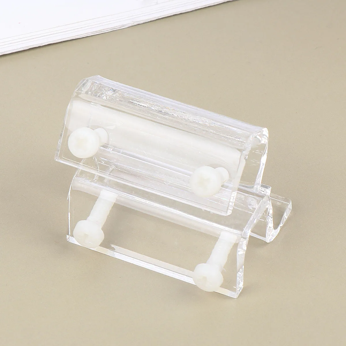 

4Pcs Fish Tank Cover Support Acrylic Holder Bracket Stable Aquarium Rack for Open Rib Glass Pet Tank Aquarium Bracket