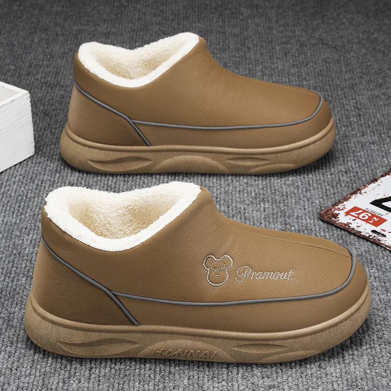 

Men's snow boots new winter plush warm comfortable light anti slip fashion wear-resistant casual comfortable outdoor work boots