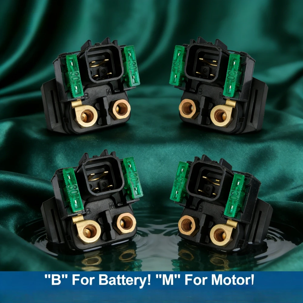 1pc/4pc 12v Solenoid Starter Relay For Yamaha Bike YFM 550 700 YFM 125 RAPTOR 125 250 for Suzuki Address V125 G S GSX 600  750 F
